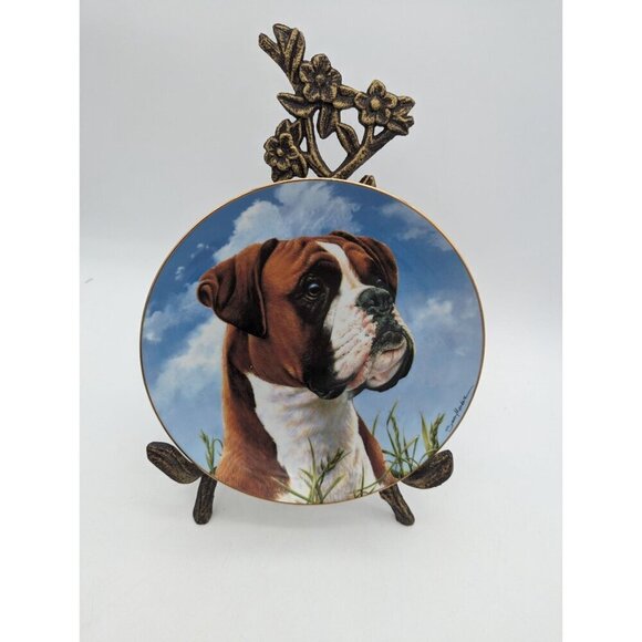 Danbury Mint plate boxers collection By Simon Mendez "His Masters Call" - Picture 3 of 6